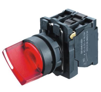 China SB5-AK124B5 plastic illuminated selector knob switch for sale