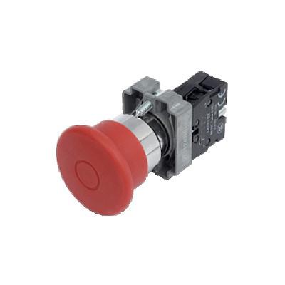 China SB5-AC45 Series DC Plastic Aluminum Panel Mount Waterproof Emergency Stop Button Self Latching Switch for sale