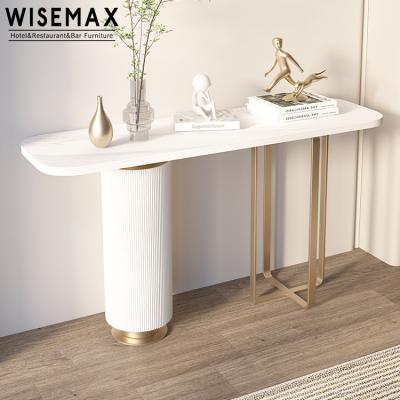 China Hotel Luxury Entrance Table Side Corridor Table Console Living Room Porch Decorative Table for sale