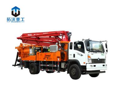 China Simply Control Mobile Concrete Truck Mobile Concrete Truck Improve Efficiency for sale