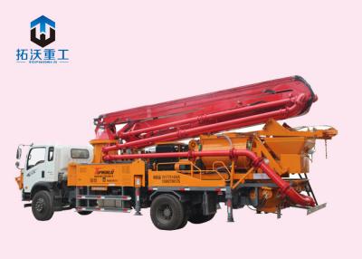 China 33m Pump Concrete Pump Trailer Truck Mounted Heavy Machine 6 / 10 Mpa Pumping Pressure for sale