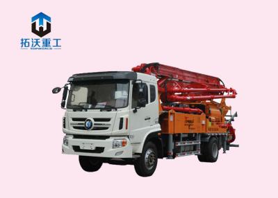 China Concrete Boom Pump Truck 22600 Kg Weight For High Building Construction for sale