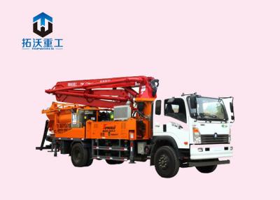 China High Standard Boom Pump Truck Truck Mounted Heavy Machine Low Failure Rate for sale