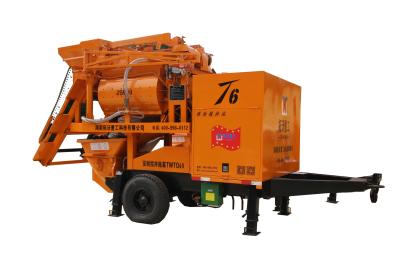 China Mandatory Concrete Mixer With Pump For Countryside Building Construction for sale