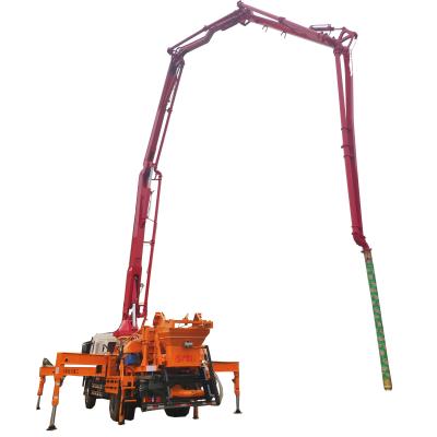 China Topworld 34m Concrete Boom Pump Truck With Kawasaki Main Oil Pump for sale