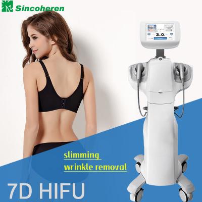 China Skin Tightening 7D Hifu Focused Ultrasound 7D Hifu Body And Face Slimming Machine 7D Hifu For Winkle Removal for sale