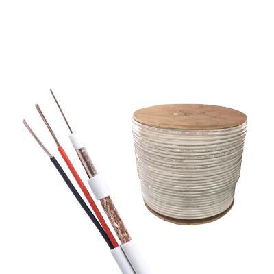 China RG59 Siamese Coaxial Cable CCTV With 2C Power Cable Camera Monitor Communication Cables RG592C for sale