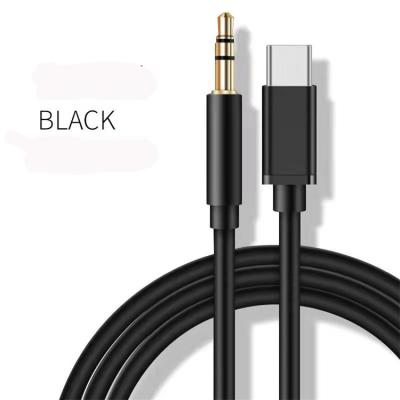 China Car Audio Adapter Male 3.5mm Male To Usb C Male Adapter Type C Adapter To 3.5mm Earphone Stereo Cord For Car for sale