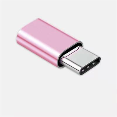 China Hot Selling Multicolor Mobile Phone Type C To Micro Male To Female Usb Adapter For Smart Phone for sale