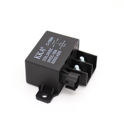 China Factory hot sales AgSnO2InO2O3 car start relay 12v/24v 150a high heavy duty type kka-c150 150a car start relay 24v 12v/24v 150a automotive tyco relay for sale