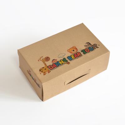 China Custom Recycled Materials Shoe Box Packaging Recycled Paper Shoe Box With EPE Foam Lining for sale