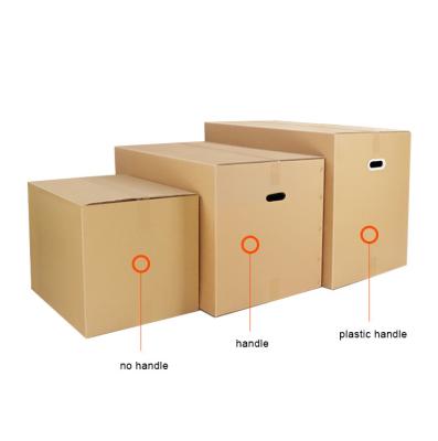 China Recycled Materials Wholesale Price Custom Large House Mobile Logo Carton Folding Corrugated Cardboard Storage Box With Epe Foam Cushion for sale