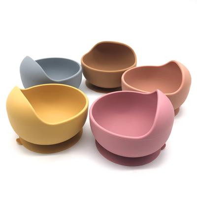 China Wholesale BPA Free BPA Free Food Grade Toddlers Dinner Suction Dish Kids Silicone Baby Friendly Tableware for sale