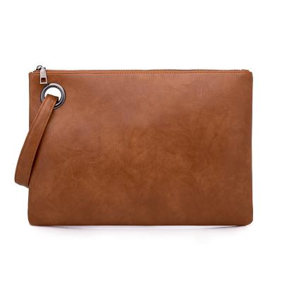 China Elegant Elegant Fashion PU Leather Ladies Grab Bag Purses Retro Envelope Clutch Purse Slim Evening Clutch Bags For Woman for sale