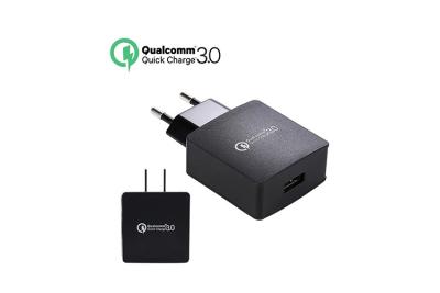 China Qualcomm Certified QC 3.0 Dual USB Wall Charger Power Adapter For Smartphone for sale