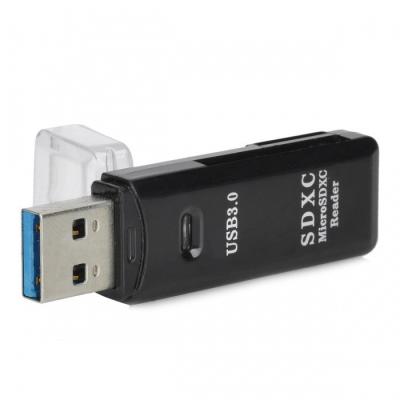 China 2 en 1 ayuda micro Windows MAC OS de Adpter SD SDXC USB del lector de tarjetas SD de alta velocidad del USB 3,0 en venta