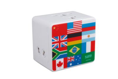 China 2 Port 6A Wall USB Charger Rated Voltage 100  -  250v Pc  Material For Home Travel for sale