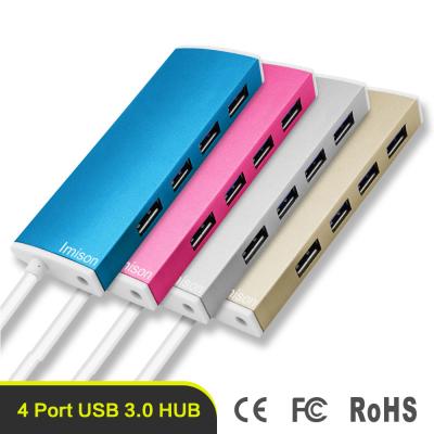 China Dustproof Ultra Thin 7 Port Usb 3.0 Hub , Android Multi Port Usb Hub Aluminum Material for sale