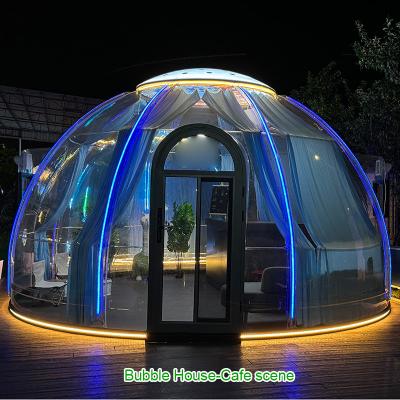 China Waterproof Windproof Dining Bubble Tent PC Restaurant Hotel Clear Outdoor Bubble for sale