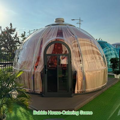 Chine Dome Guesthouse Restaurant Tente à bulles Rideaux de confidentialité Bar à café Modulaire Petite maison à bulles à vendre