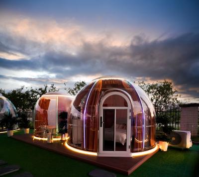 China New Design Hotel Luxury Igloo Dome House Outdoor Transparent Glamping Dome Tent Geodesic Domes For Sale for sale