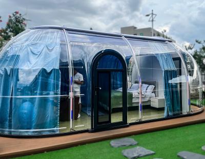 China Double Dome Tent Hot Sale Clear Bubble Dome Tent Transparente Manchas Redondas Small Dome Tent à venda