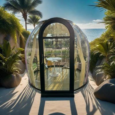 China Buena calidad tienda bubble dome jardín domo glamping cúpulas con luces casa bubble en venta