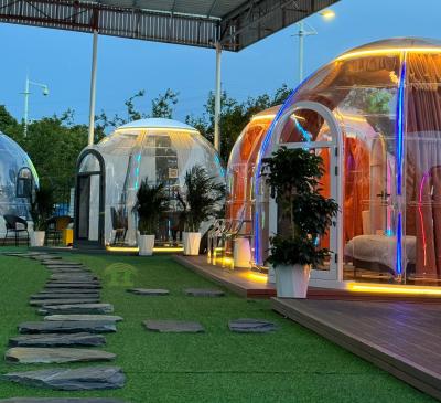 China Full House Monolithic Prefab Hotel Dome Tent Prefabricated Bubble Houses for Comfortable Home Living for sale