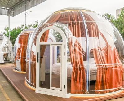 China Customized Luxurious PC Material Impact Resistant Bubble Houses Inflatable Dome Tent for Homestay Bedroom for sale