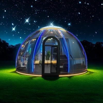 China Luxury Bubble Tent Outdoor Glamping Pod Party Dome Tent Clear PC Resort House For Sale for sale