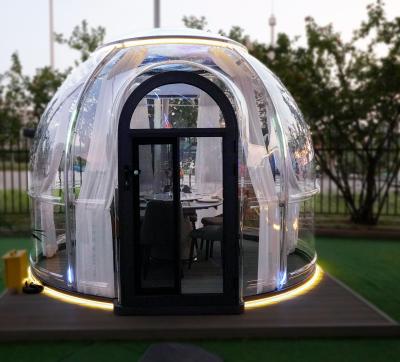 Cina Tenda a cupola di lusso all'aperto per il ristorante Cucina Glamping Camera di bolla chiara Casa di bolla in vendita