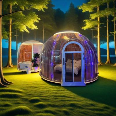 China Outdoor Camping Event Homes Prefab Dinner Glass Party Bubble House Dome Igloo Tents for sale