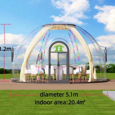 Κίνα Σχεδιασμός μόδας Bubble Dome House Event Party Tent PC Dome Hotel Polycarbonate Dome Τέντα προς πώληση