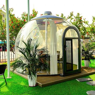 China Full 360° Transparencia de policarbonato Modular Cúpula Tienda al aire libre Glamping Cúpula Tienda Casa en venta