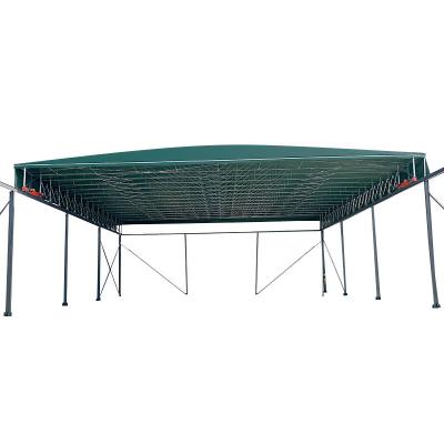 China Easy Assembly and Disassembly Electric Awning Galvanized Steel for Large Shrink Folding Warehouse for sale