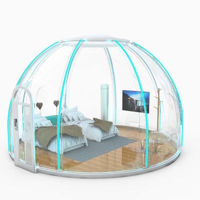 China Outdoor Terrace Check Out The Vacant Rooms PC Endurance Board Spherical Flame Retardant Bubble House for sale