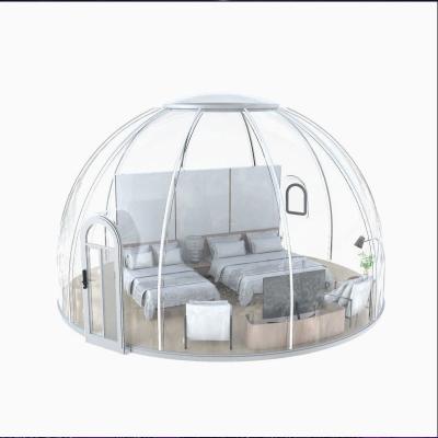 China Solid Sheet Homes Prefab Outdoor Bubble Tent Restaurant Night Scene Transparent Camping Tent for sale