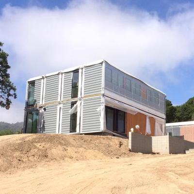 China Villa 12 x 3 x 3m Casa prefabricada modular estructura de acero ligero eficiencia energética en venta