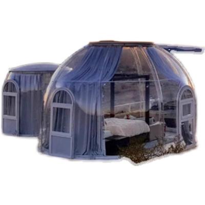 China Zeitgenössischer Design Stil Outdoor Hotel Campingplatz Szenischer Glasraum Sphärisches Zelt Bubble House Gasthaus zu verkaufen