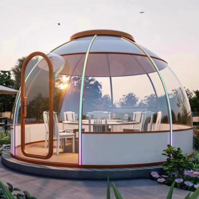 China 360 graus Panorâmica Transparente ao ar livre Star Room PC Hotel Bubble Tent para Outdoor Homestay Sun Room à venda