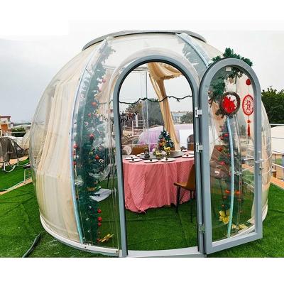 Κίνα PC Star Room κινητό εστιατόριο Bubble House Εξωτερική φιλοξενία Διαφανής σκηνή γυάλινο ηλιακό δωμάτιο γραφική τραπεζαρία προς πώληση