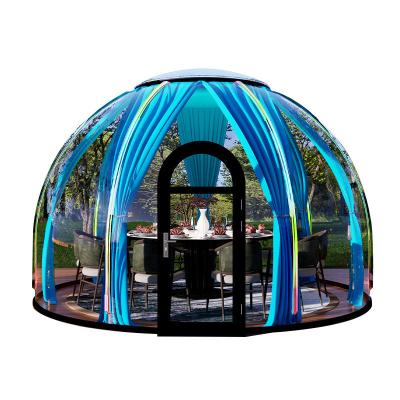 China Outdoor sun and rain protection homestay automatic tent no dead Angle view PC star room camping for sale