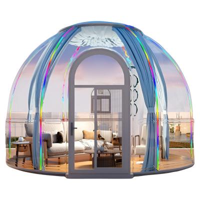 China PC mobile Internet celebrity restaurant Bubble room Outdoor homestay Transparent tent glass sun room for sale