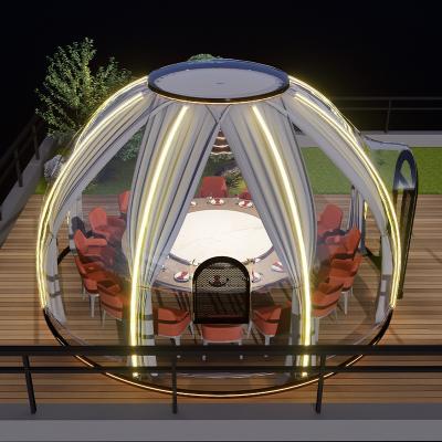 China Outdoor Camping Homestay Windproof insulation PC Room Hotel Catering Bubble Room Transparent tent for sale