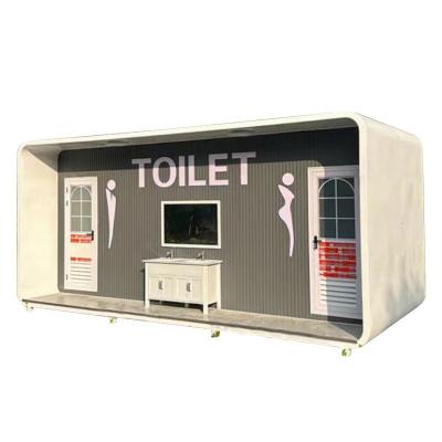 China Mobile integrated public toilet Temporary integrated housing mobile public toilet for sale