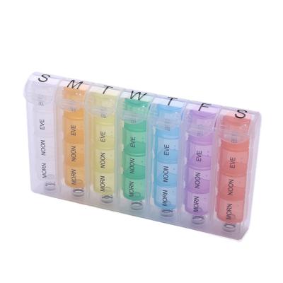 China Food Grade PP Weekly Pill Organizer, Pill Planners for Pills and Vitamins Every Day Week, Medication Reminder for sale