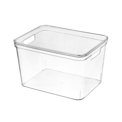 China Storage box stocked with lid snack plastic toys matching transparent acrylic storage box for sale