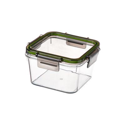 China Transparent Food Grade Storage Jar Plastic Snacks Tea Storage Jar15.5oz Dry Food Storage Container for sale