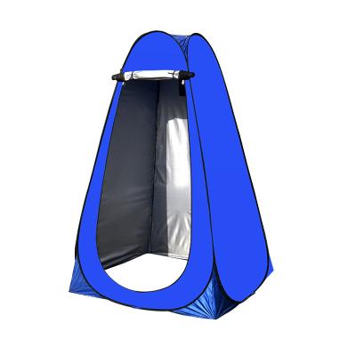 China Straight Tying Type Bath Tent Single Cover Toilet Outdoor Camping Dressing Bath Shower Tent for sale