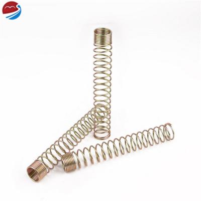 China Coil factory aluminum colored 1mm 5mm battery constant force toy car compression spring for sale